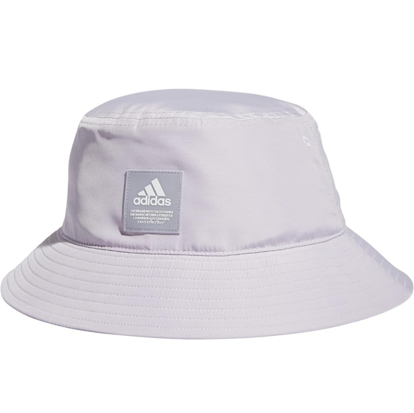 Adidas Foldable Bucket Cap Silver Dawn/Violet Hat One Size EUC - Picture 9 of 10